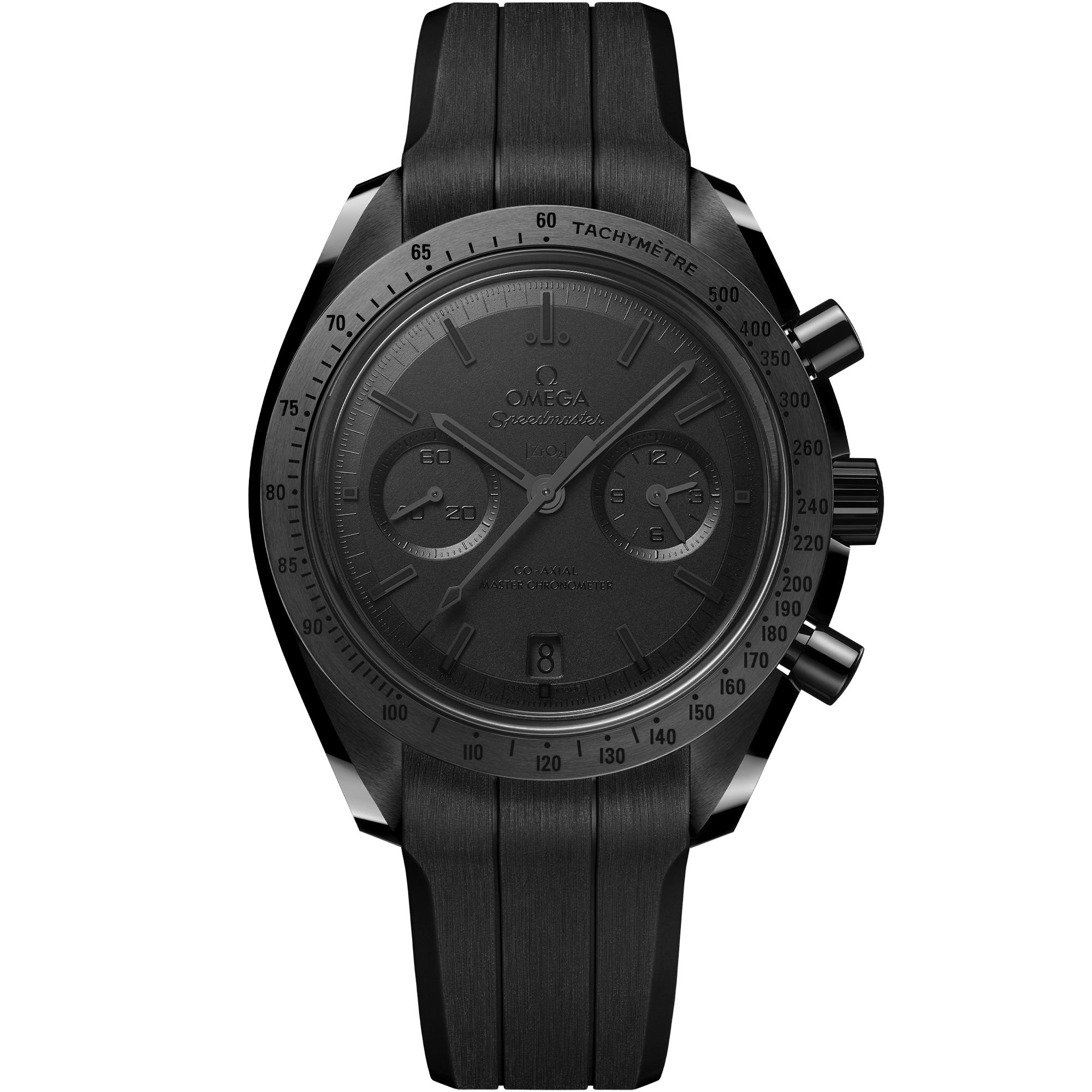 Omega SPEEDMASTER DARK SIDE OF THE MOON 44.25 mm, black ceramic on rubber strap 310.92.44.51.01.005