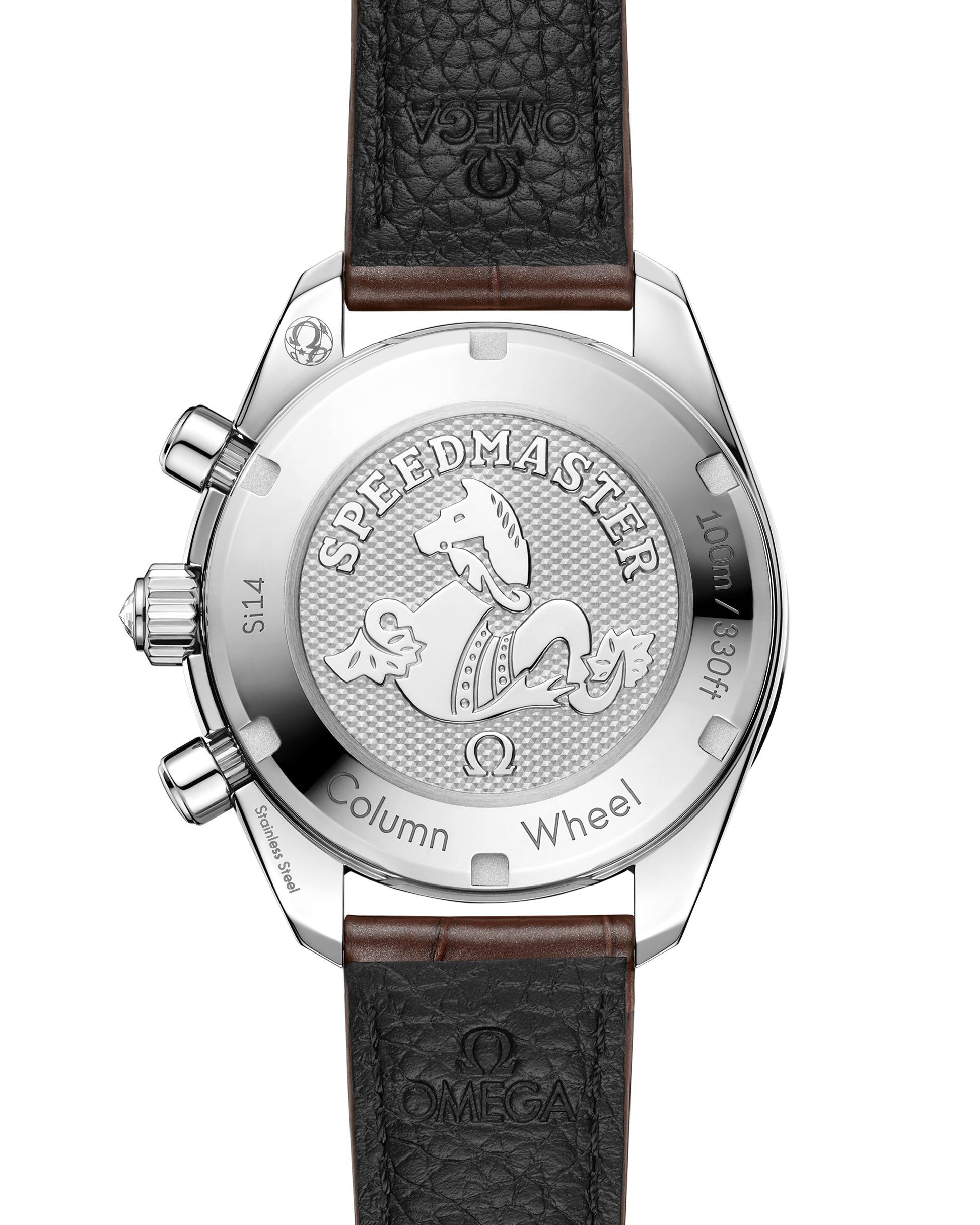 Omega SPEEDMASTER 38 38 mm, steel on alligator 324.18.38.50.63.001 - Image 2