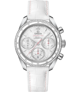 Omega SPEEDMASTER 38 38 mm, steel on leather strap 324.38.38.50.55.001