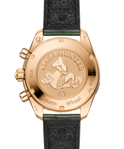 Alternative view of Omega SPEEDMASTER 38 38 mm, Moonshine™ gold on alligator 324.58.38.50.60.001