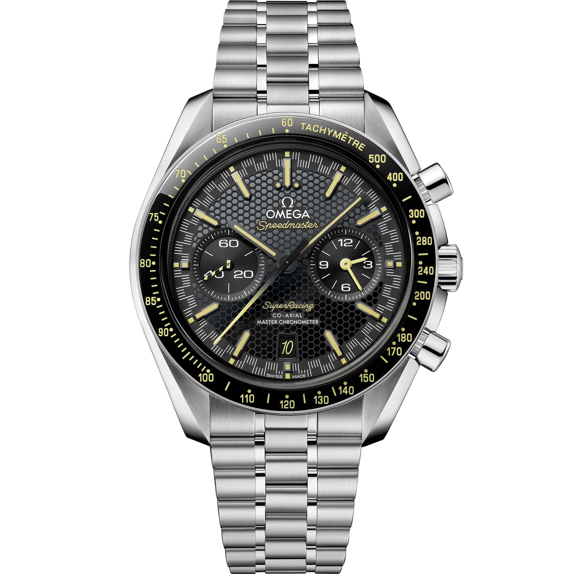 Omega SPEEDMASTER SUPER RACING 44.25 mm, steel on steel 329.30.44.51.01.003