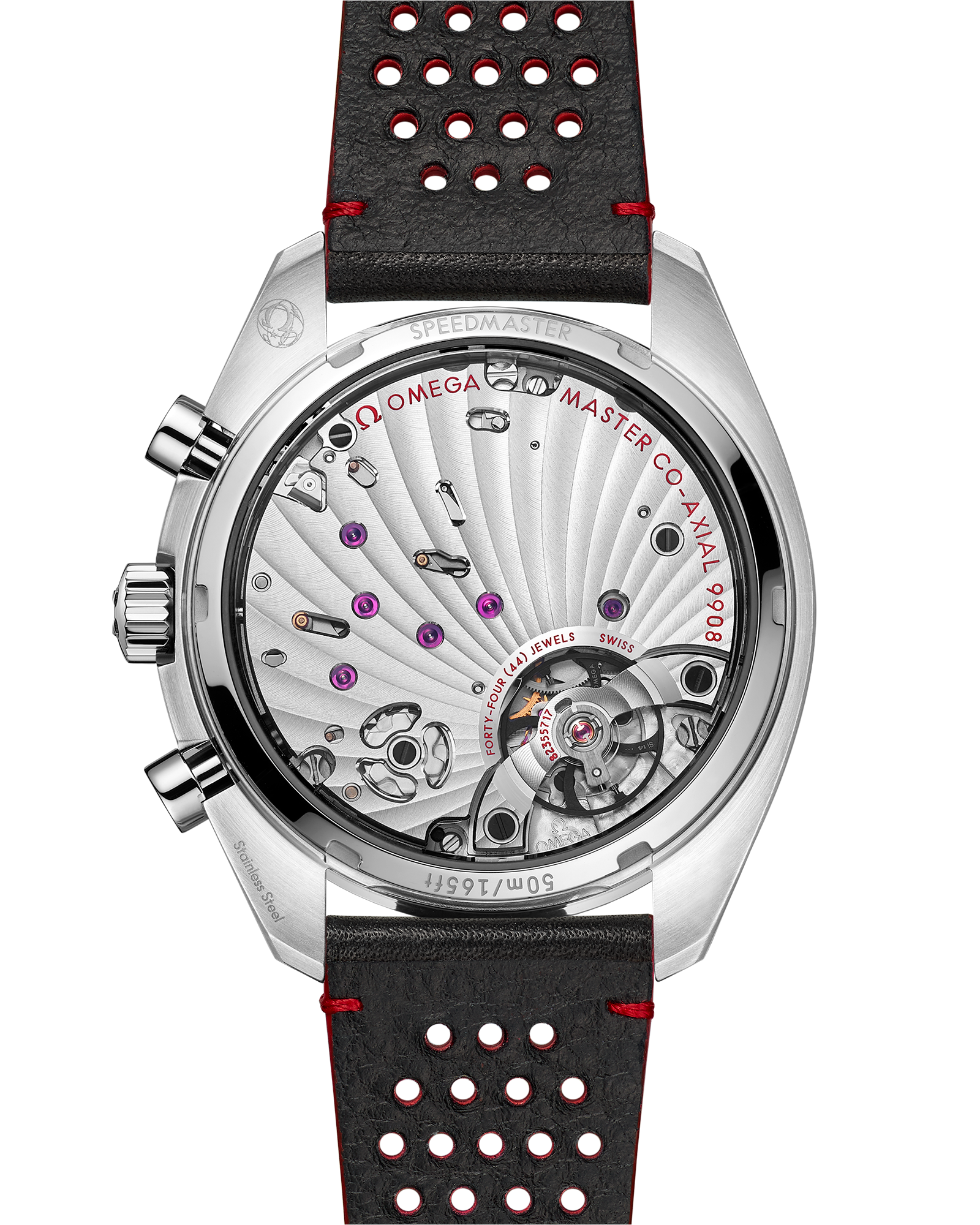 Omega SPEEDMASTER CHRONOSCOPE 43 mm, steel on leather strap 329.32.43.51.02.001 - Image 2