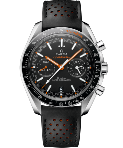 Omega SPEEDMASTER RACING 44.25 mm, steel on leather strap 329.32.44.51.01.001