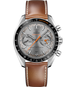 Omega SPEEDMASTER RACING 44.25 mm, steel on leather strap 329.32.44.51.06.001