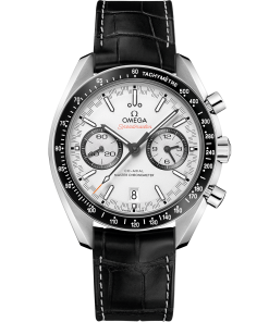 Omega SPEEDMASTER RACING 44.25 mm, steel on leather strap 329.33.44.51.04.001