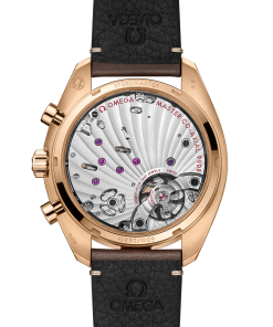 Alternative view of Omega SPEEDMASTER CHRONOSCOPE 43 mm, Bronze gold on leather strap 329.92.43.51.10.001