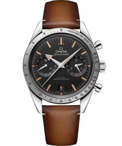 Omega SPEEDMASTER '57 40.5 mm, steel on leather strap 332.12.41.51.01.001
