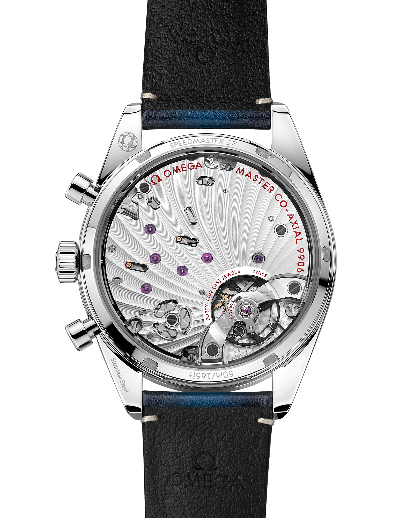 Omega SPEEDMASTER '57 40.5 mm, steel on leather strap 332.12.41.51.03.001 - Image 2