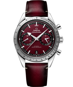 Omega SPEEDMASTER '57 40.5 mm, steel on leather strap 332.12.41.51.11.001