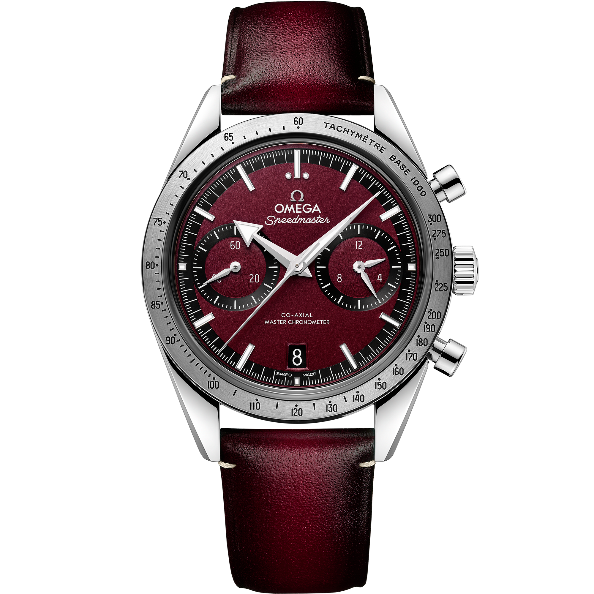 Omega SPEEDMASTER '57 40.5 mm, steel on leather strap 332.12.41.51.11.001