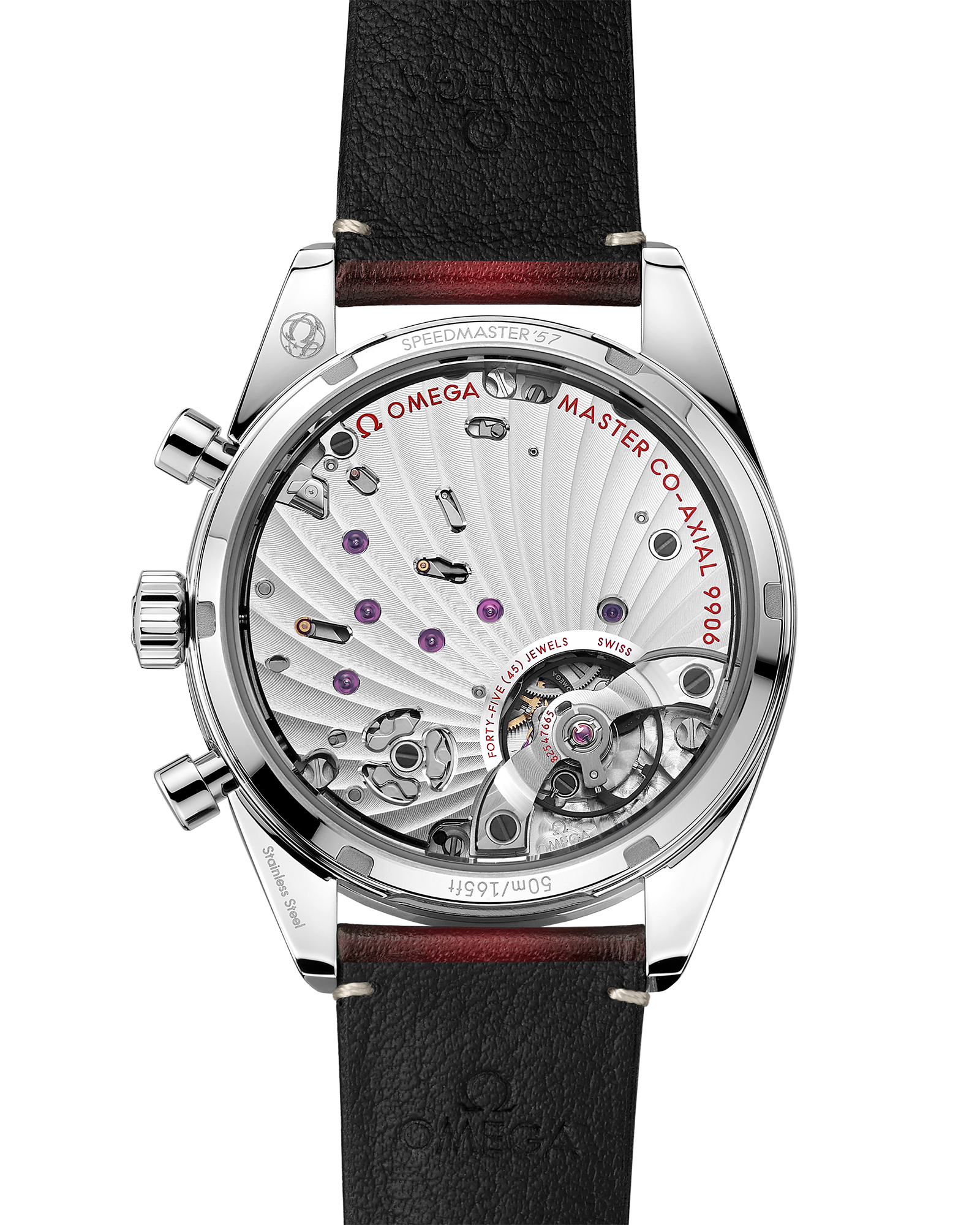 Omega SPEEDMASTER '57 40.5 mm, steel on leather strap 332.12.41.51.11.001 - Image 2