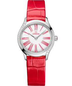 Omega DE VILLE MINI TRÉSOR 26 mm, steel on alligator 428.18.26.60.04.003