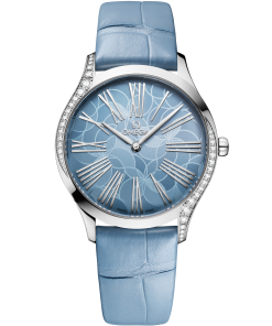 Omega DE VILLE TRÉSOR 36 mm, steel on alligator 428.18.36.60.03.002