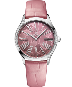 Omega DE VILLE TRÉSOR 36 mm, steel on alligator 428.18.36.60.10.001