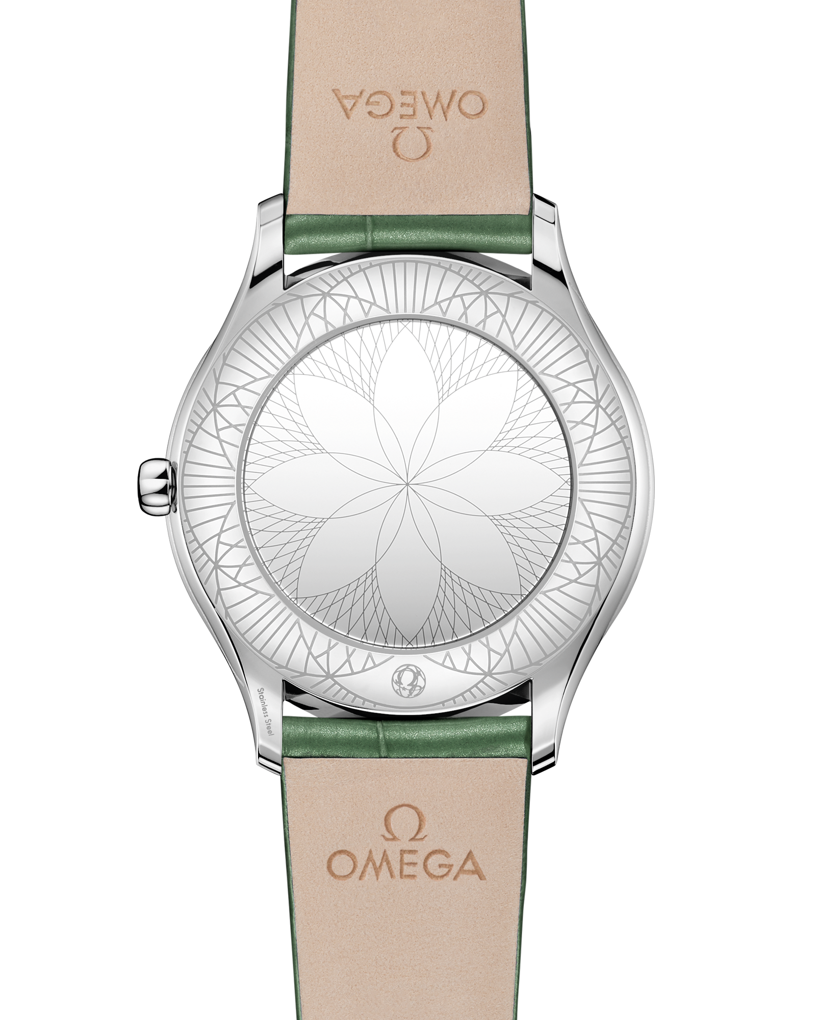 Omega DE VILLE TRÉSOR 36 mm, steel on alligator 428.18.36.60.10.002 - Image 2