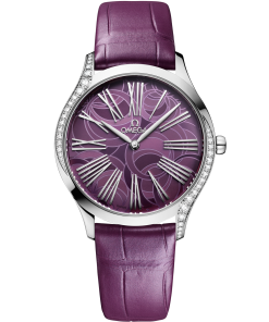 Omega DE VILLE TRÉSOR 36 mm, steel on alligator 428.18.36.60.10.003