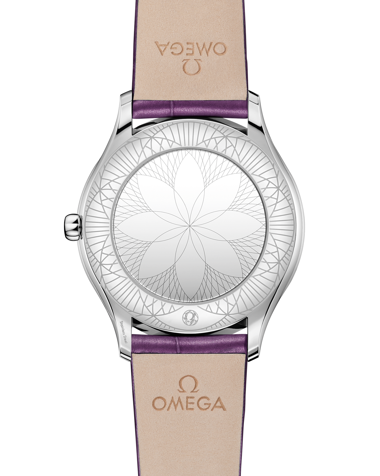 Omega DE VILLE TRÉSOR 36 mm, steel on alligator 428.18.36.60.10.003 - Image 2