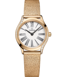 Omega DE VILLE MINI TRÉSOR 26 mm, Moonshine™ gold on Moonshine™ gold 428.55.26.60.04.001