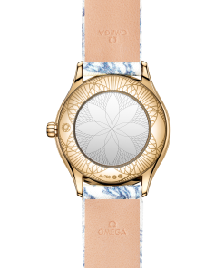 Alternative view of Omega DE VILLE MINI TRÉSOR 26 mm, Moonshine™ gold on toile de jouy 428.57.26.60.04.001