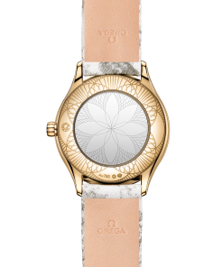 Alternative view of Omega DE VILLE MINI TRÉSOR 26 mm, Moonshine™ gold on toile de jouy 428.57.26.60.04.002