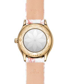 Alternative view of Omega DE VILLE MINI TRÉSOR 26 mm, Moonshine™ gold on toile de jouy 428.57.26.60.04.003