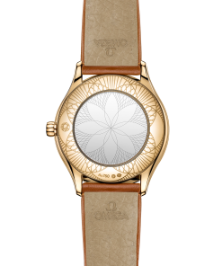 Alternative view of Omega DE VILLE MINI TRÉSOR 26 mm, Moonshine™ gold on leather strap 428.57.26.60.04.005