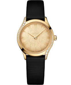 Omega DE VILLE MINI TRÉSOR 26 mm, Moonshine™ gold on fabric strap 428.57.26.60.99.001