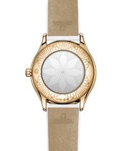 Alternative view of Omega DE VILLE MINI TRÉSOR 26 mm, Moonshine™ gold on alligator 428.58.26.60.04.001