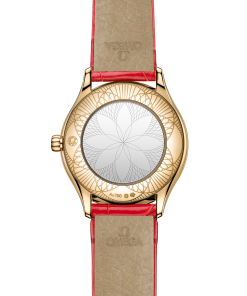 Alternative view of Omega DE VILLE MINI TRÉSOR 26 mm, Moonshine™ gold on alligator 428.58.26.60.04.003