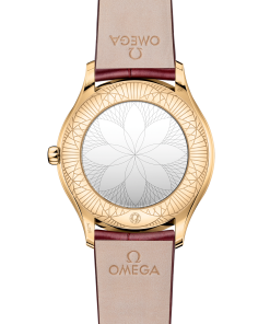 Alternative view of Omega DE VILLE TRÉSOR 36 mm, Moonshine™ gold on leather strap 428.58.36.60.11.001