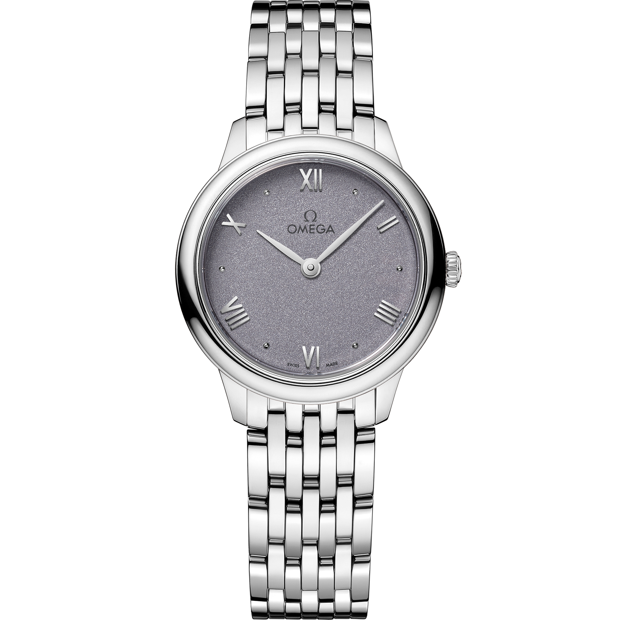 Omega DE VILLE PRESTIGE 27.5 mm, steel on steel 434.10.28.60.03.001