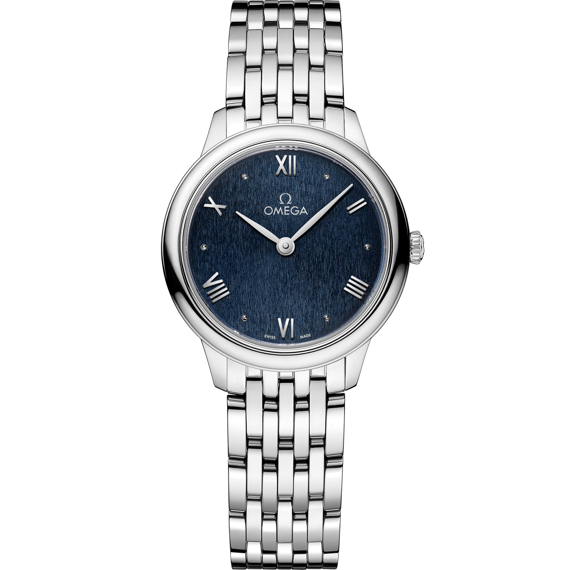 Omega DE VILLE PRESTIGE 27.5 mm, steel on steel 434.10.28.60.03.002