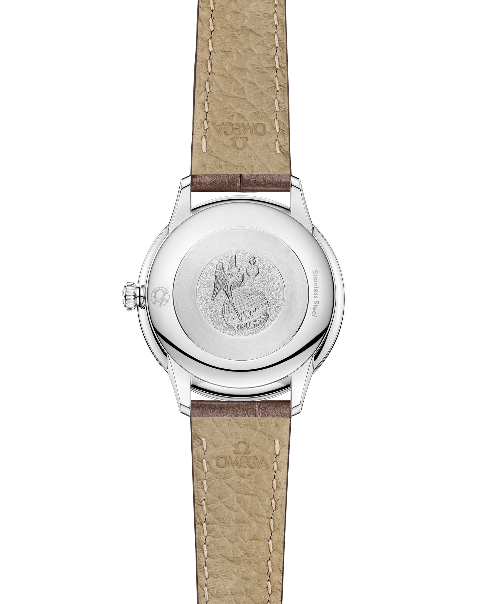 Omega DE VILLE PRESTIGE 27.5 mm, steel on leather strap 434.13.28.60.55.001 - Image 2