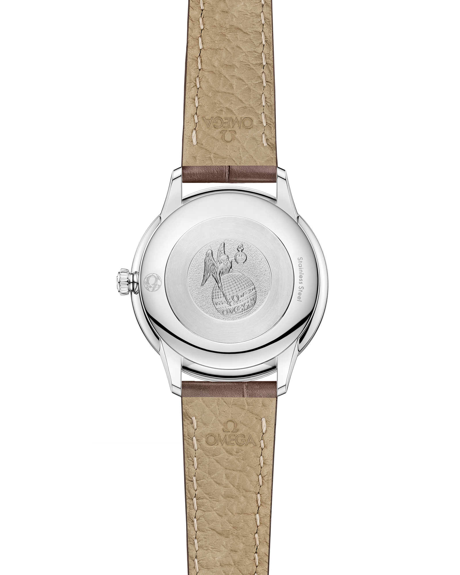 Omega DE VILLE PRESTIGE 27.5 mm, steel on leather strap 434.13.28.60.59.001 - Image 2