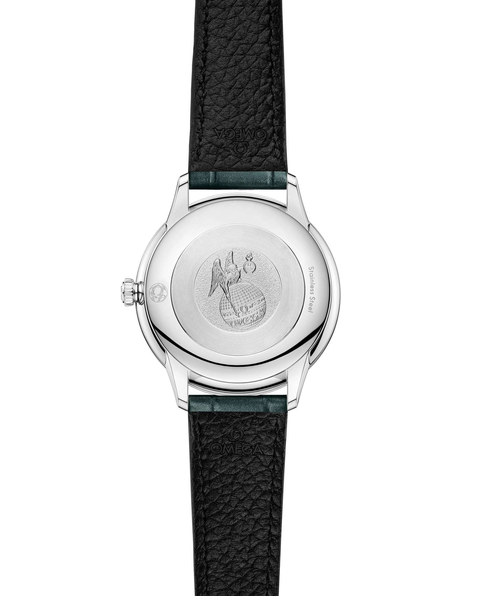 Omega DE VILLE PRESTIGE 27.5 mm, steel on leather strap 434.13.28.60.60.001 - Image 2