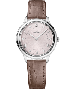 Omega DE VILLE PRESTIGE 30 mm, steel on leather strap 434.13.30.60.52.001