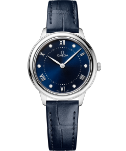 Omega DE VILLE PRESTIGE 30 mm, steel on leather strap 434.13.30.60.53.001