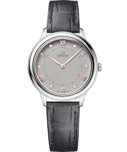 Omega DE VILLE PRESTIGE 30 mm, steel on leather strap 434.13.30.60.56.001
