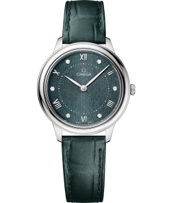 Omega DE VILLE PRESTIGE 30 mm, steel on leather strap 434.13.30.60.60.001