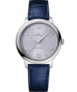 Omega DE VILLE PRESTIGE 34 mm, steel on leather strap 434.13.34.20.53.001