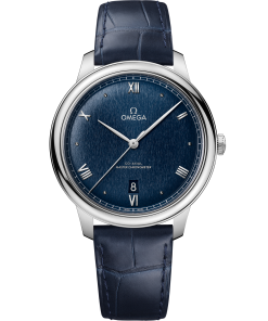 Omega DE VILLE PRESTIGE 40 mm, steel on leather strap 434.13.40.20.03.001