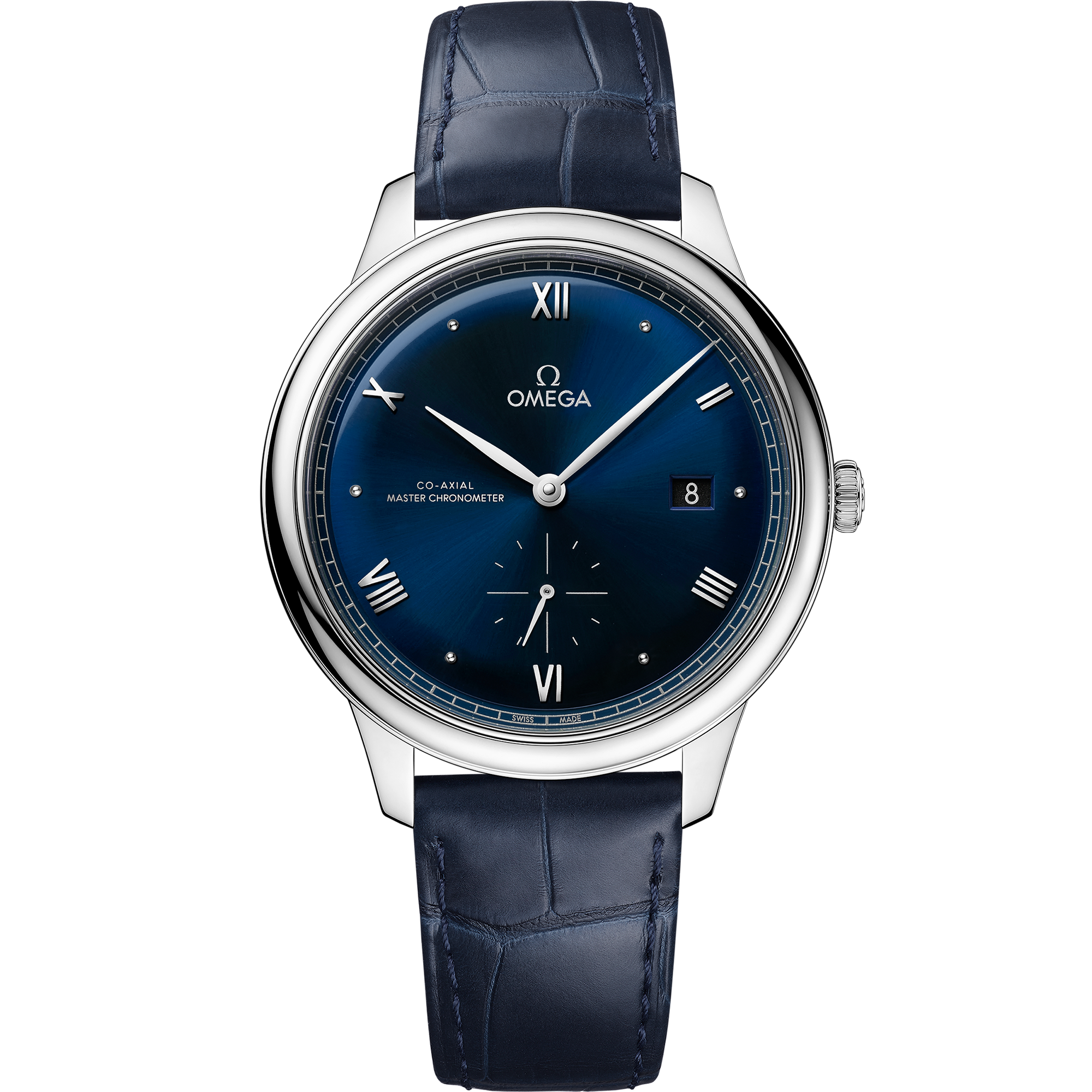 Omega DE VILLE PRESTIGE 41 mm, steel on leather strap 434.13.41.20.03.001