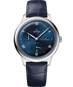 Omega DE VILLE PRESTIGE 41 mm, steel on leather strap 434.13.41.21.03.002