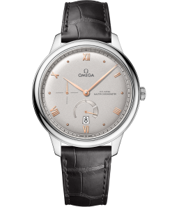 Omega DE VILLE PRESTIGE 41 mm, steel on leather strap 434.13.41.21.06.001