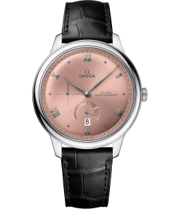 Omega DE VILLE PRESTIGE 41 mm, steel on leather strap 434.13.41.21.10.001