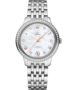 Omega DE VILLE PRESTIGE 34 mm, steel on steel 434.15.34.20.55.001