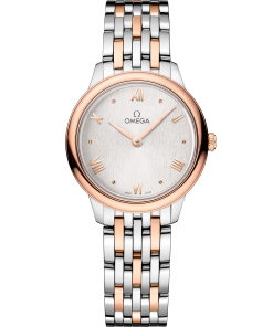 Omega DE VILLE PRESTIGE 27.5 mm, steel ‑ Sedna™ gold on steel ‑ Sedna™ gold 434.20.28.60.02.001