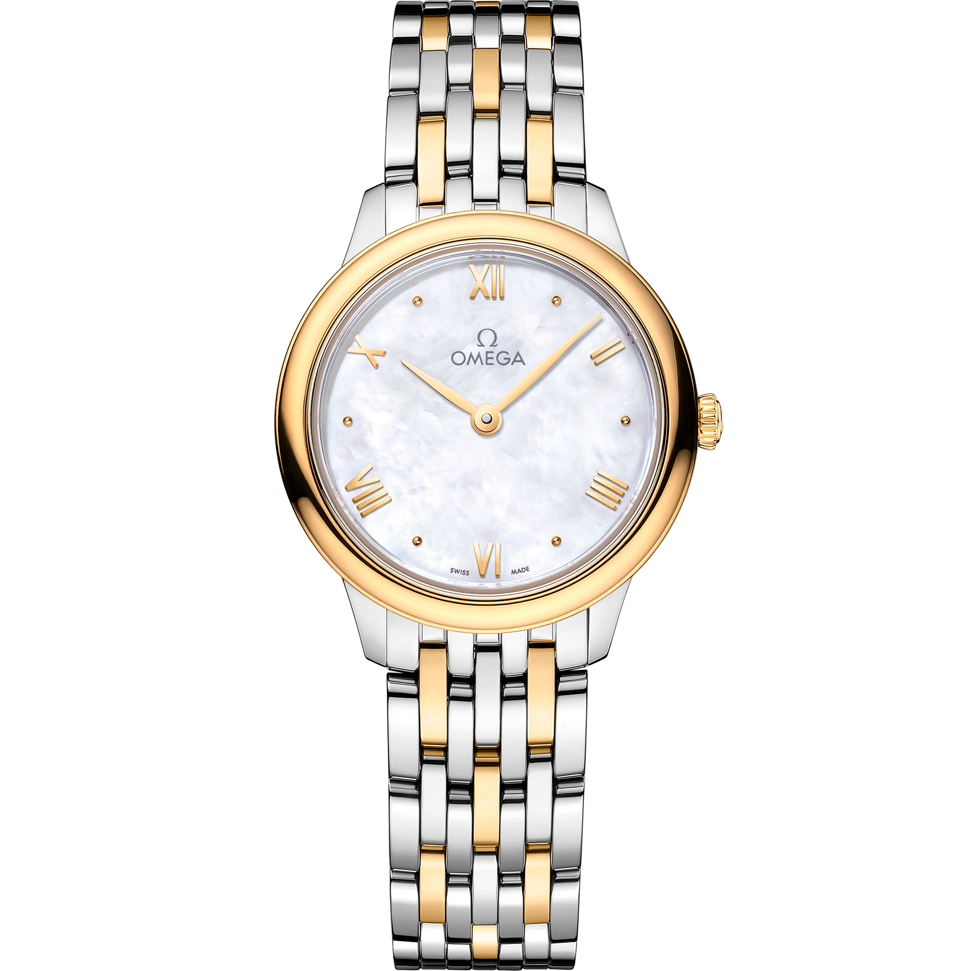 Omega DE VILLE PRESTIGE 27.5 mm, steel ‑ yellow gold on steel ‑ yellow gold 434.20.28.60.05.001