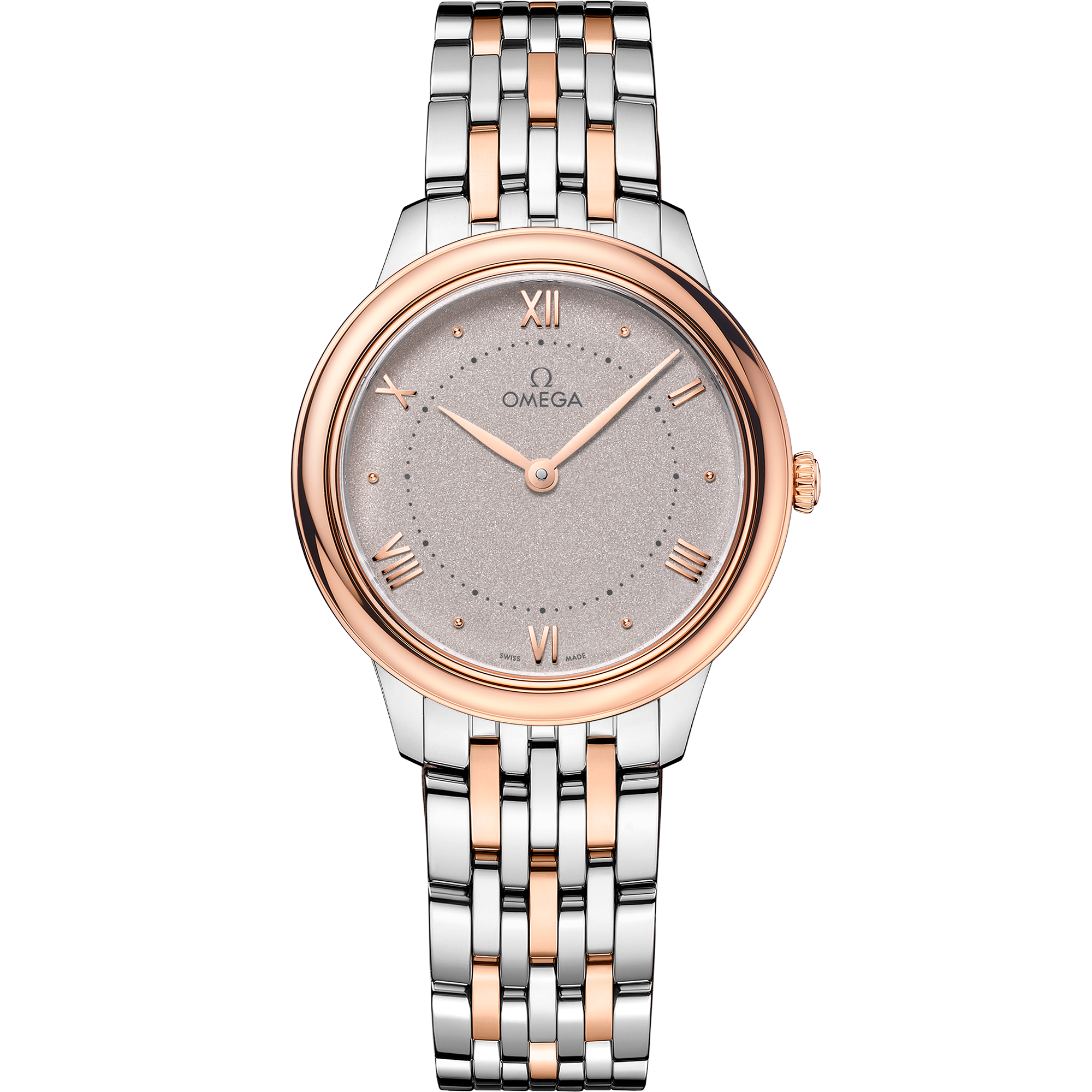 Omega DE VILLE PRESTIGE 30 mm, steel ‑ Sedna™ gold on steel ‑ Sedna™ gold 434.20.30.60.02.001