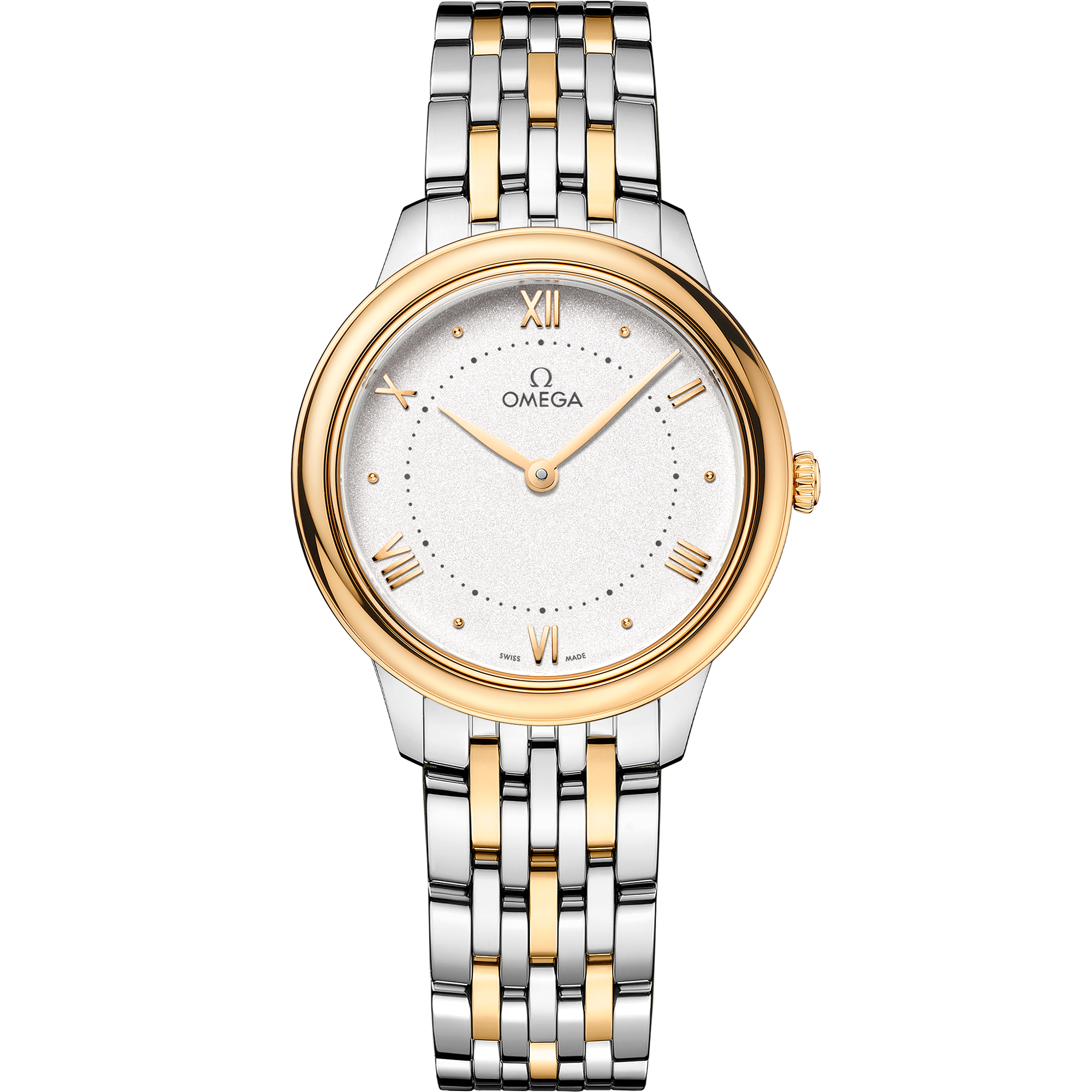 Omega DE VILLE PRESTIGE 30 mm, steel ‑ yellow gold on steel ‑ yellow gold 434.20.30.60.02.002